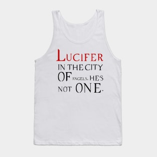 Lucifer, In the city of angels Tank Top